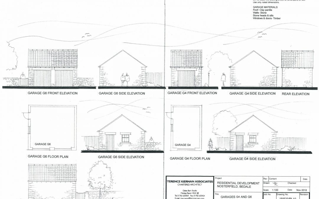 Garages G4 and G6 Plans and Elevs-1