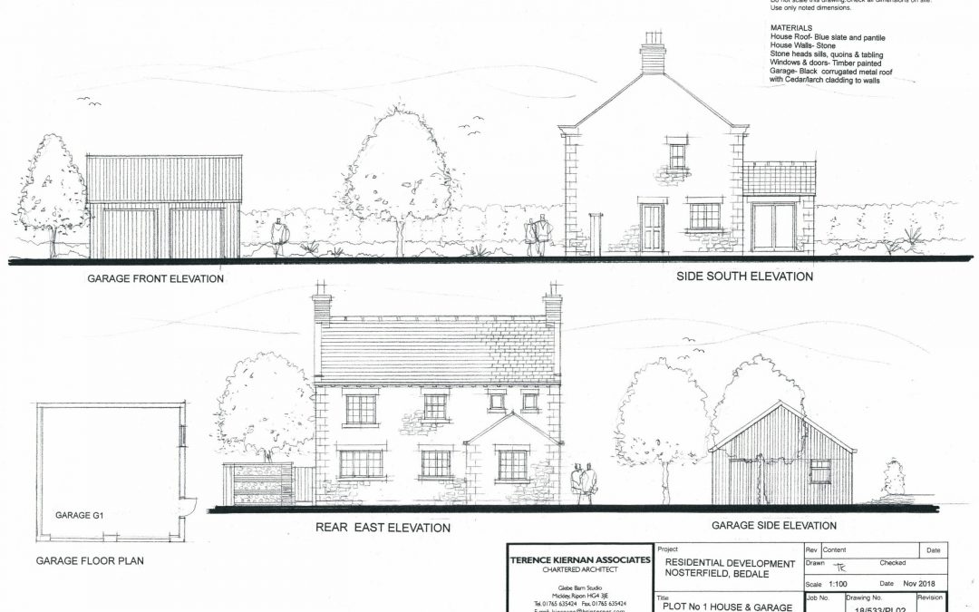 Plot 1 – Plans and Elevs Sheet 2-1