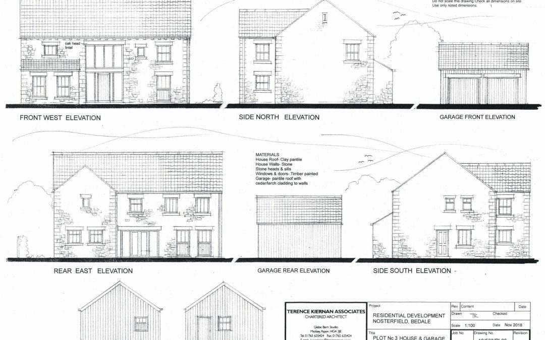 Plot 3 – Plans and Elevs Sheet 2-1